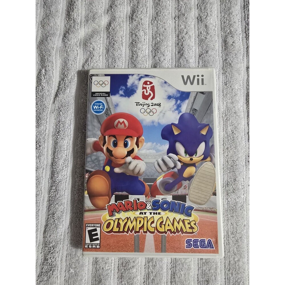Mario & Sonic at the Olympic Games - Nintendo Wii With Manual